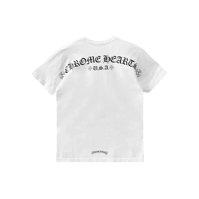 Chrome Hearts — Hearts U.s.a Scroll Short Sleeve Tee — streetwear — resale