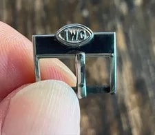 Genuine IWC 15mm Stainless Steel Buckle Tang Clasp OEM Japan 3