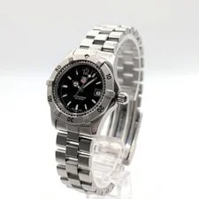 TAG Heuer Professional 2000 Quartz Black Dial Silver Case Y2K 3