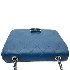 Chanel Stitched Covered CC Flap Quilted Crossbody 4