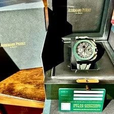 Audemars Piguet Royal Oak Offshore Ceramic Green 26405CE.OO.A056CA.01.A Full Set 2