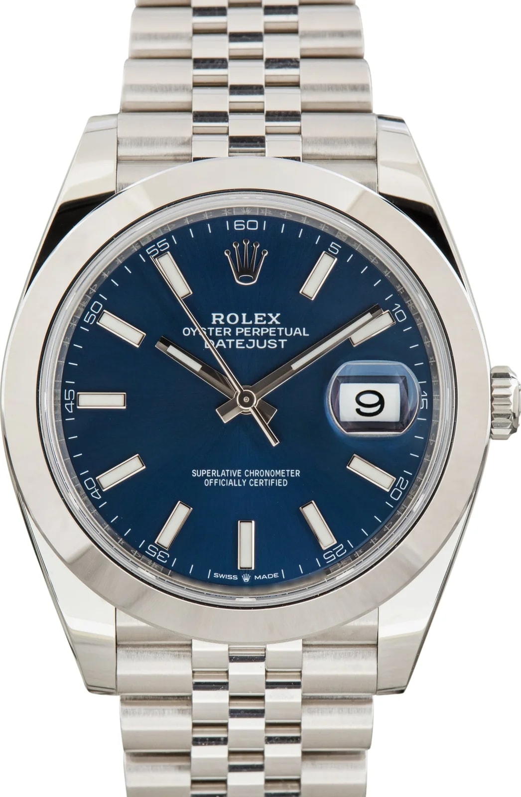 Blue Dial Rolex Datejust 41 Ref 126300 Jubilee Band 4