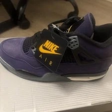 Air Jordan — 9.5 AIR Jordan 4 Retro Lakers Lakeshow — Sneaker — resale