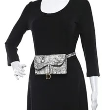 Christian Dior Jardín Print D Belt 2