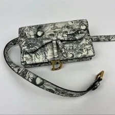 Christian Dior Jardín Print D Belt 3
