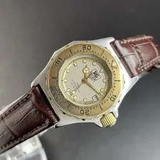 Tag Heuer — TAG Heuer Gold Professional QZ Movable Good Condition — Watch — resale