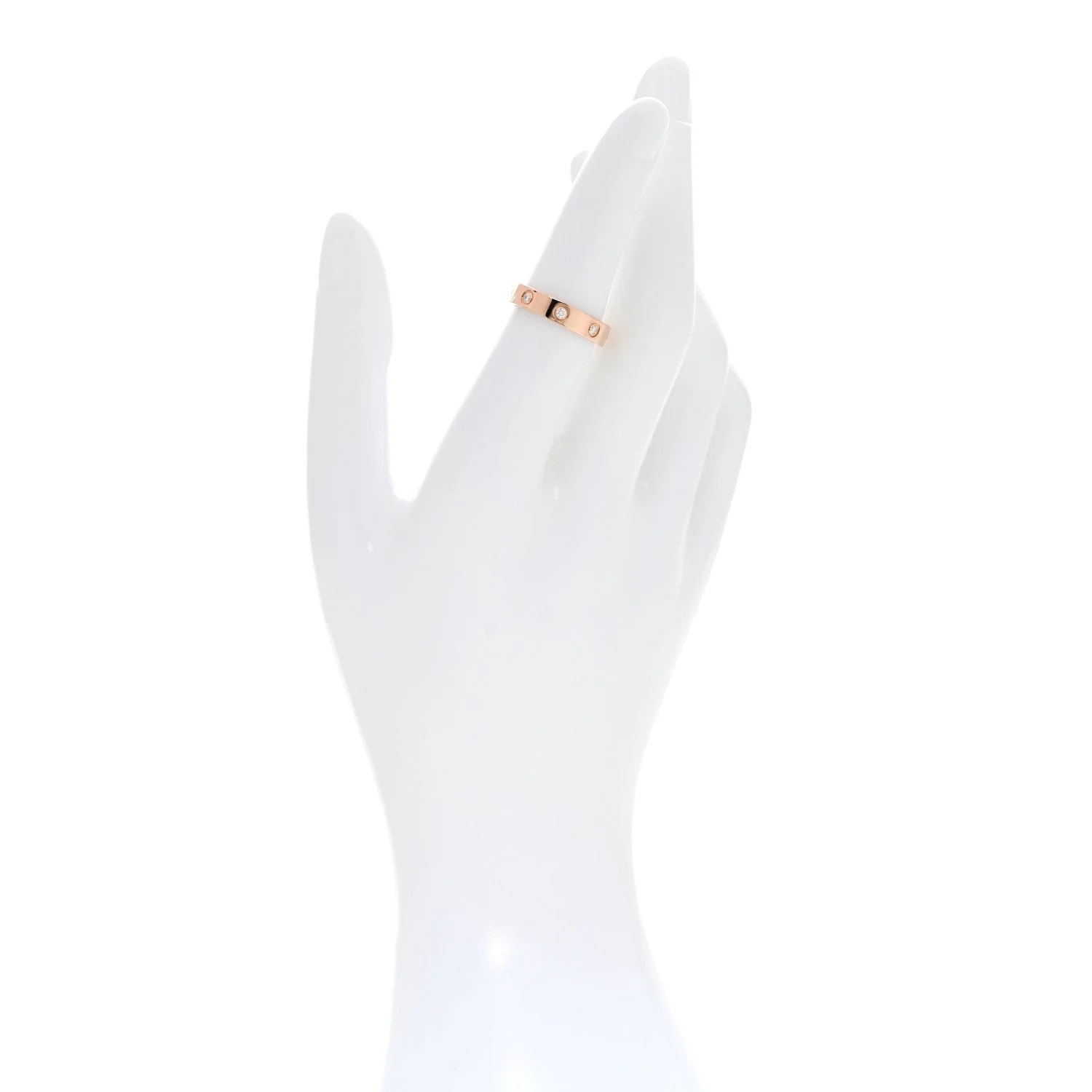 18K 8 4mm Love Wedding Band 49 5 2