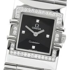 Omega — Omega Constellation Quadra 4P Diamond Bezel Quartz 1528.46 — Watch — resale