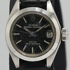 Tudor Princess Oyster Date AT Automatic Black Dial 2000000 NSK MTM 2