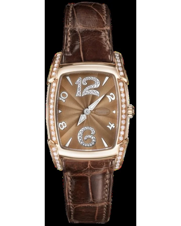 Worldofluxuryus — Parmigiani Fleurier Kalpa Piccola 18K Rose Gold & Diamonds Lady's — Watch — resale