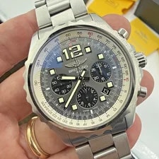 Stainless Steel Breitling Chronospace Automatic Bracelet Ref. A23360 Grey 2