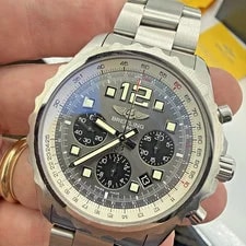 Stainless Steel Breitling Chronospace Automatic Bracelet Ref. A23360 Grey 3