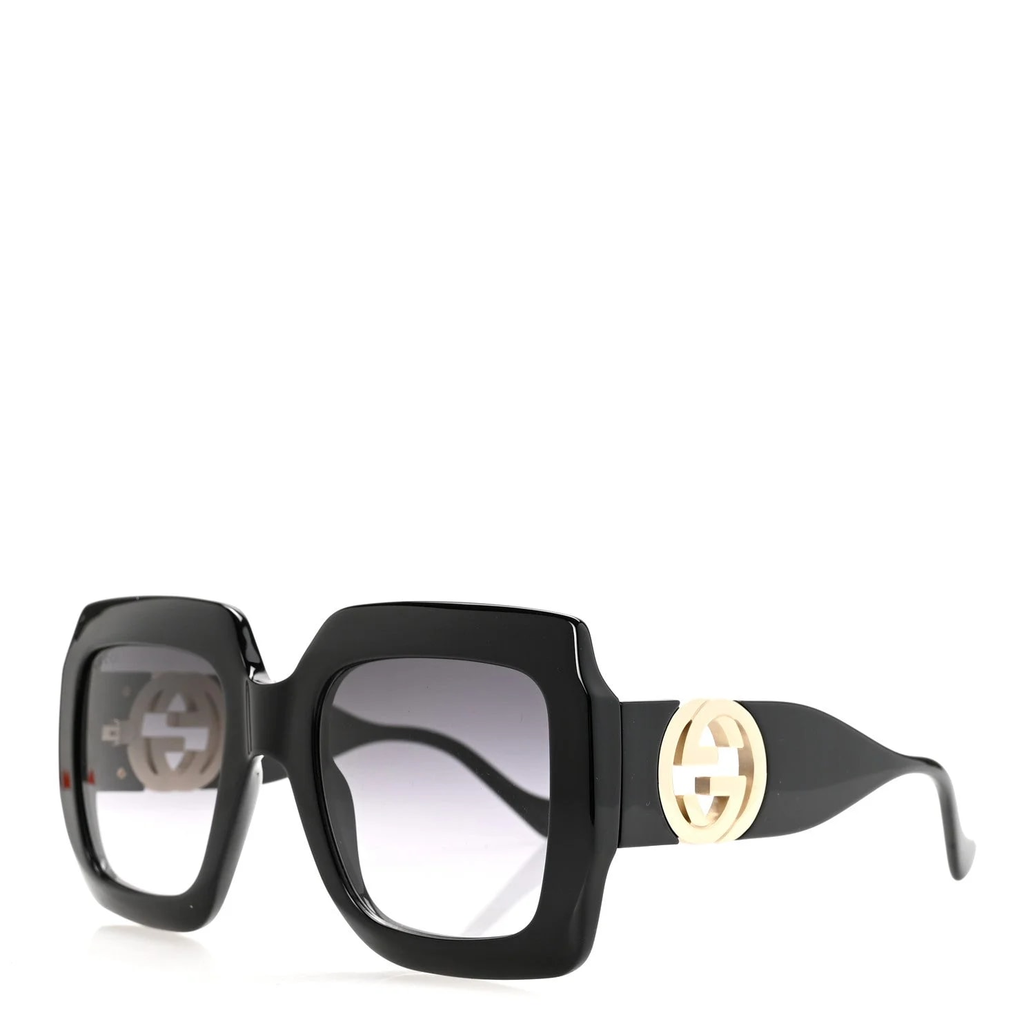 Gucci — Acetate Square Frame Chain Sunglasses GG1022S — Accessory — resale