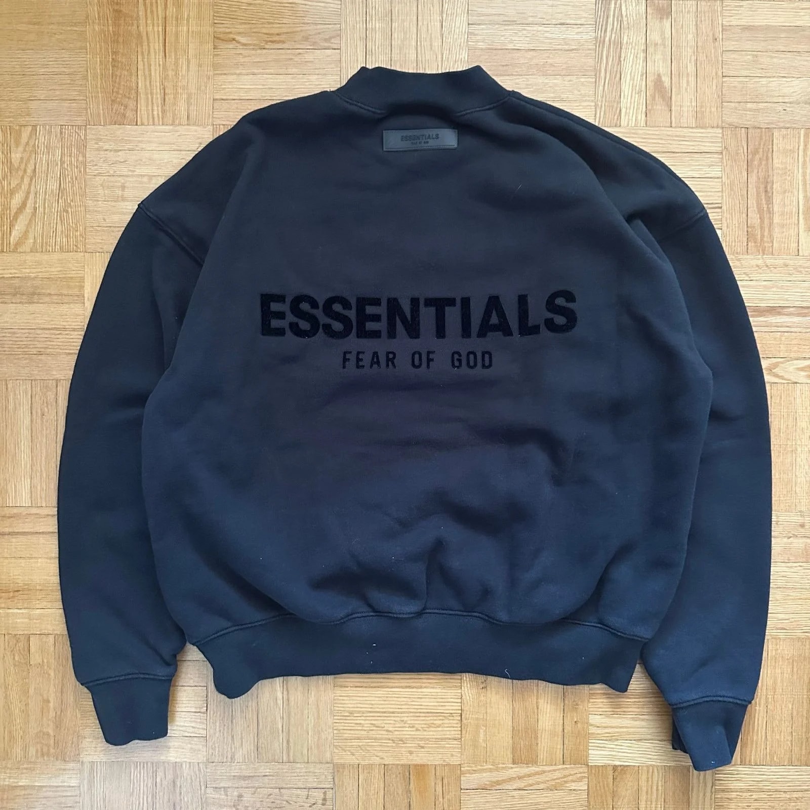 Fear of God — Essentials Fear of God Mock Neck Sweatshirt — streetwear — resale