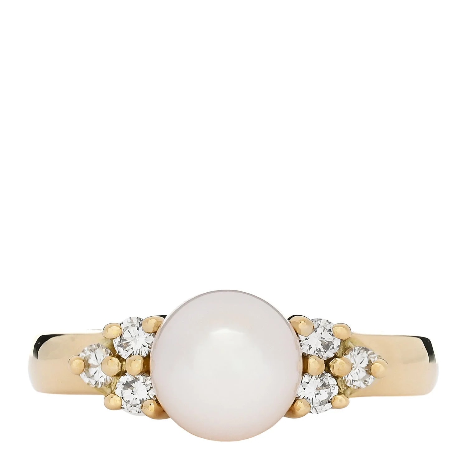 Tiffany & Co. — 18K Yellow Gold Akoya Cultured 7-7.5mm 52 6 — Jewelry — resale