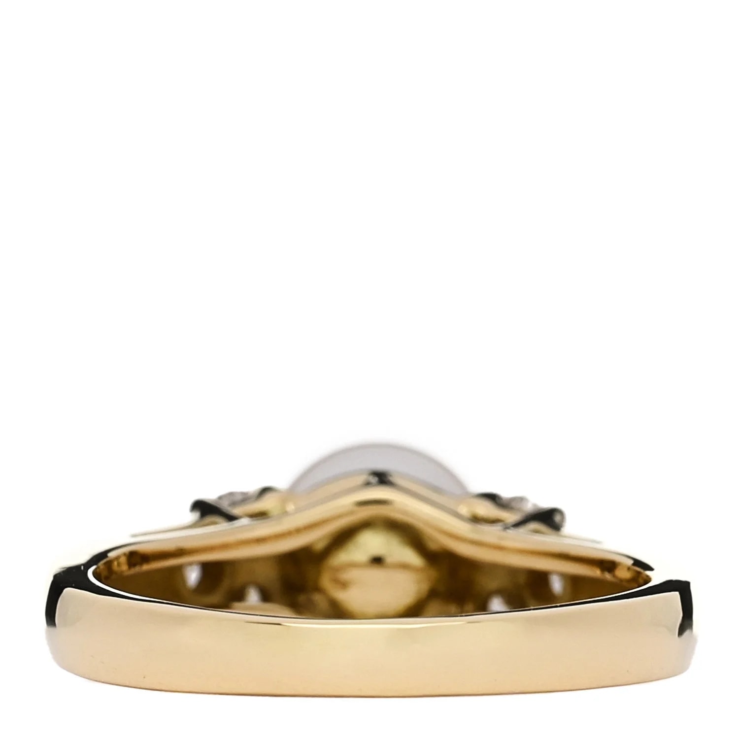 18K Yellow Gold Akoya Cultured 7-7.5mm 52 6 4