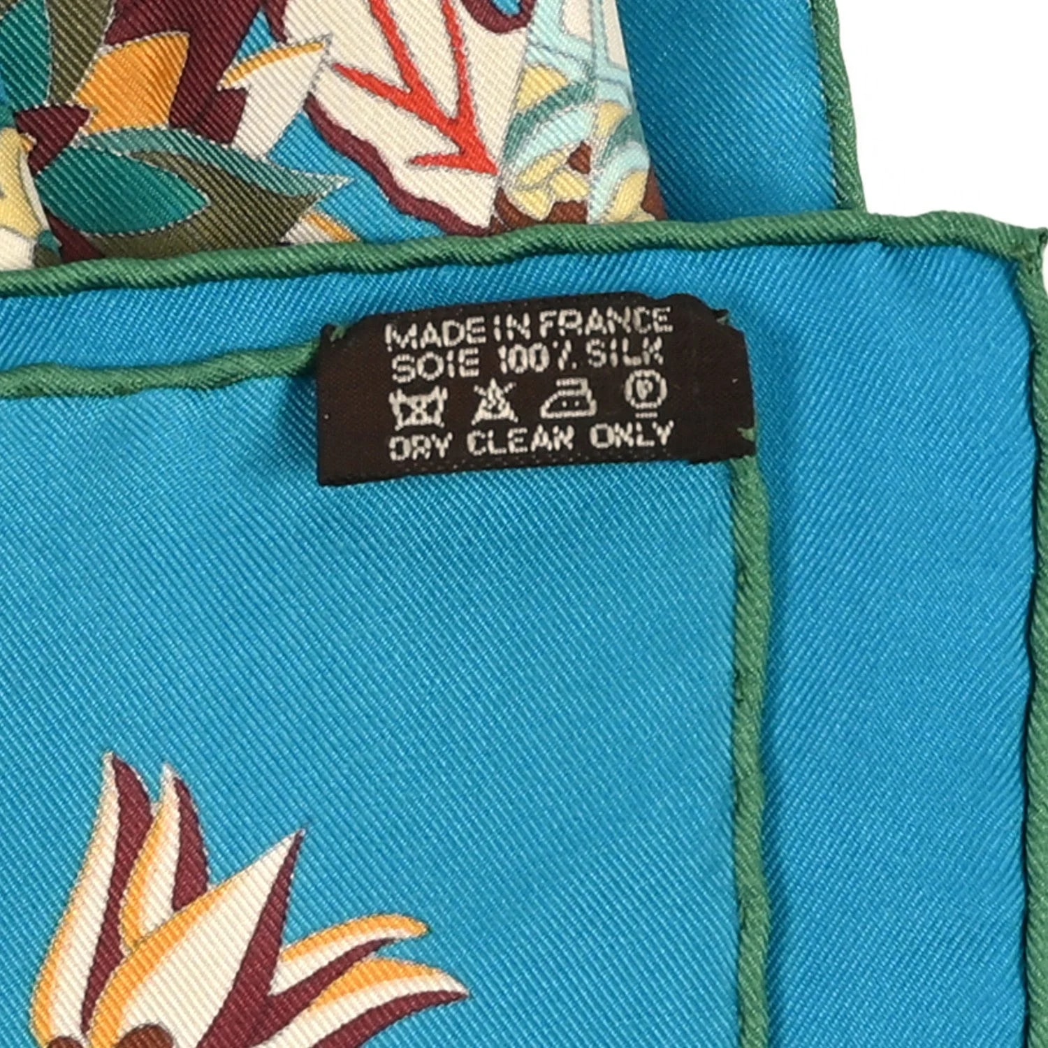 Fleurs et Papillons de Tissus Shawl 90 Canard 3
