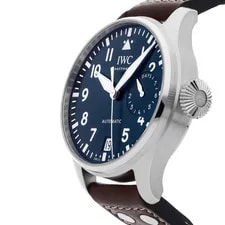 IWC Big Pilot "Le Petit Prince" Steel Auto 46mm Blue Dial Strap IW5010-02 2