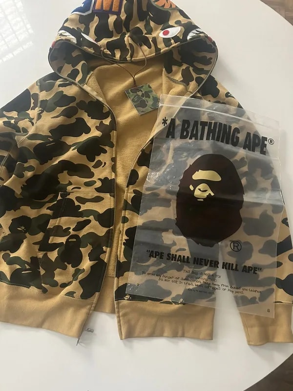 Bape 1st Camo Shark Full Zip Hoodie 3