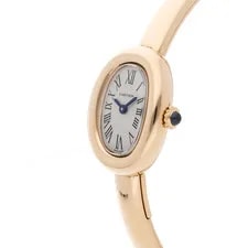 Cartier Baignoire Mini Model 24 Quartz Yellow Gold Bangle WGBA0050 2