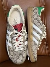 Gucci x Adidas — Gucci X Adidas Gazelle Monogram Sneakers US ’S 10 — Sneaker — resale