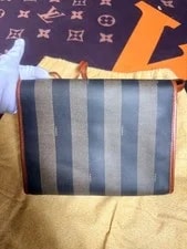 Fendi Pecan Stripe Magnet Closure 2