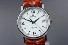 Omega de Ville Prestige Cal.1532 White Dial Qz 3