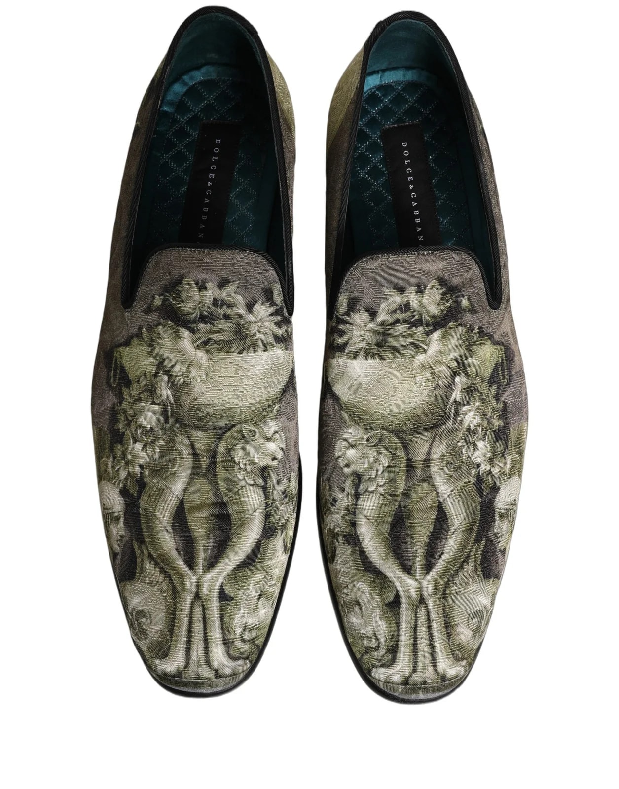Dolce & Gabbana Baroque Print Slip on 3