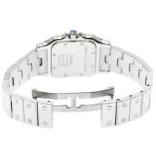 Cartier Santos Galbé SM W20017D6 24mm SS Beige Dial Quartz #C230 2