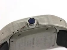 Cartier WSSA0008 Santos 100 MMWatches Silver Dial Steel 【472】 4