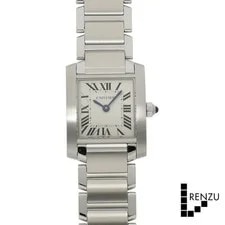 Cartier — Cartier Tank Française SM W51008Q3 Stainless Steel 20mm Ivory Dial #RZW252 — Watch — resale