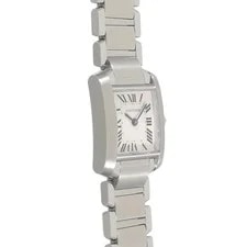 Cartier Tank Française SM W51008Q3 Stainless Steel 20mm Ivory Dial #RZW252 3