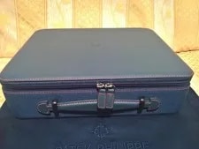 Patek Philippe — Ultra Patek Philippe 10 + 3 Storage BOX Carry Travel Case Navy Blue — Watch — resale