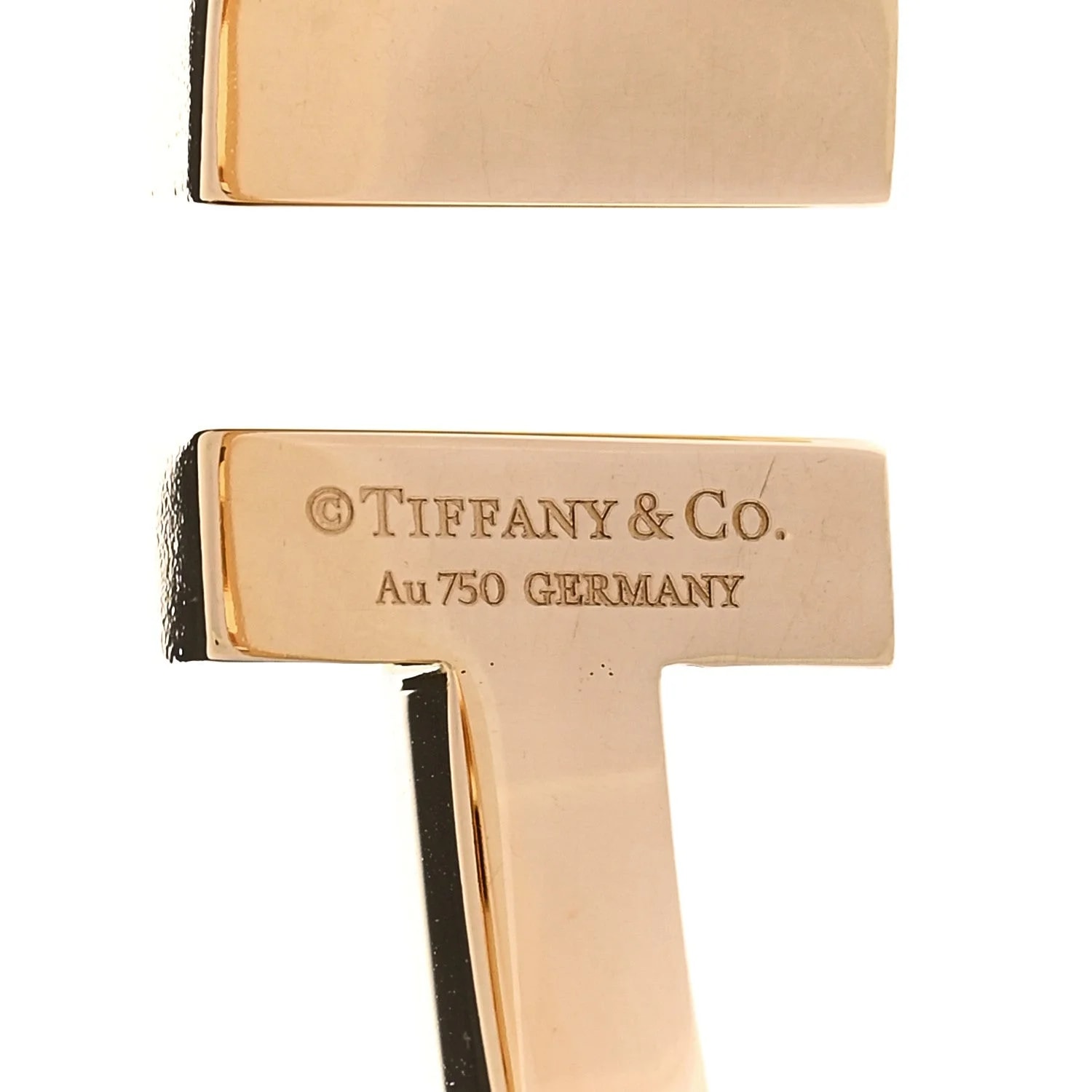 18K Yellow Gold T Square 3
