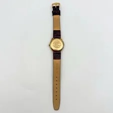 LeCoultre 14K Gold Case Slim Line 15 Jewels Lizard Band 3