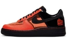Nike — [CT1251-006] -- Nike Air Force 1 时尚 低帮 板鞋 男女同款 黑橙 — Sneaker — resale