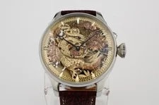 Custom Made Skeleton Swiss IWC Movement CAL. 52 Marriage 2