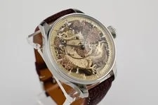 Custom Made Skeleton Swiss IWC Movement CAL. 52 Marriage 3