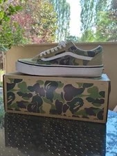 Vans Bape Old Skool Size US 8.5 EU 41 UK 2