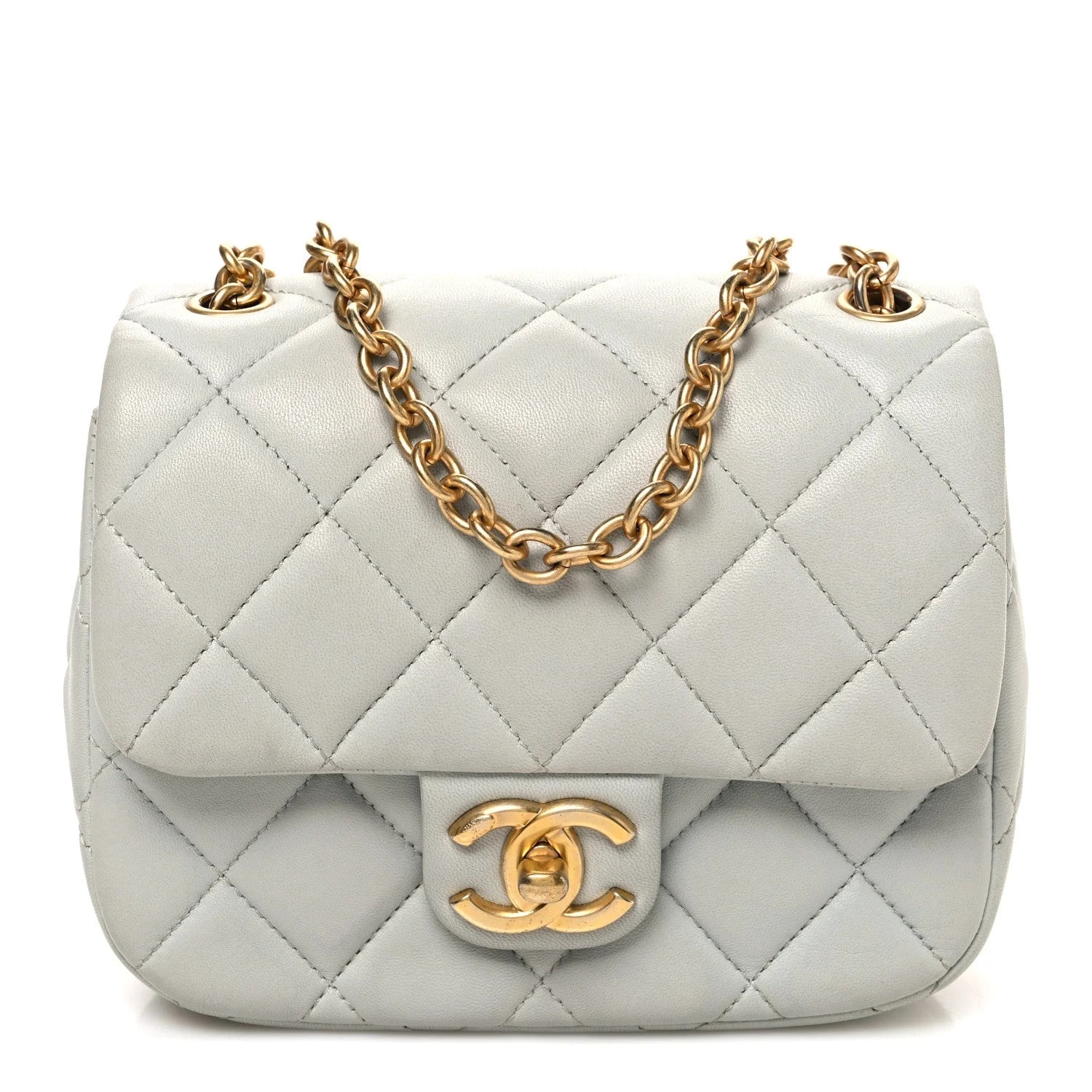 Chanel — Enamel Charm Me Square Flap — Handbag — resale