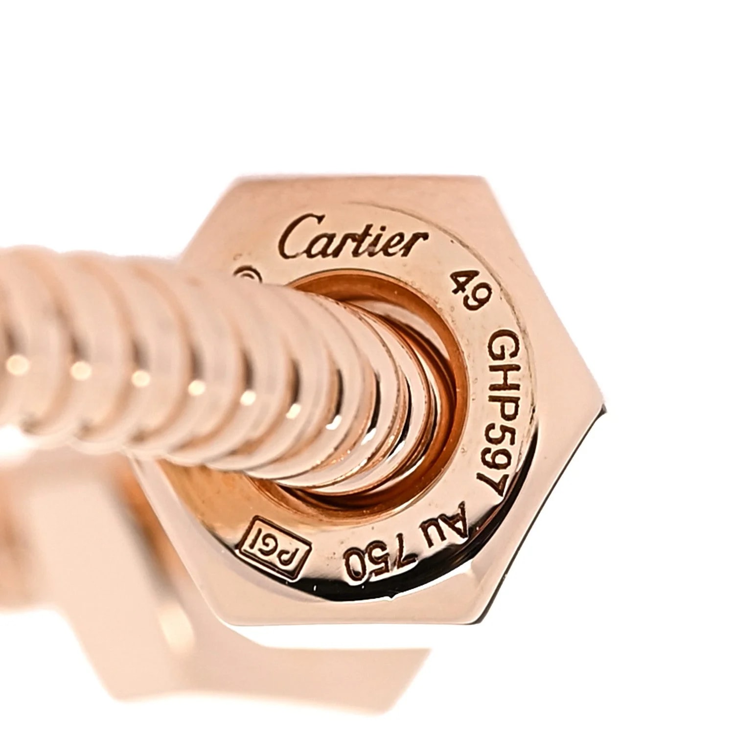 18K Ecrou de Cartier 49 5 4