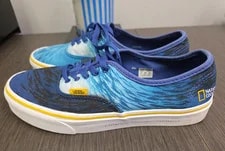 Vans X National Geographic Authentic Ocean Size 8 W9.5 4