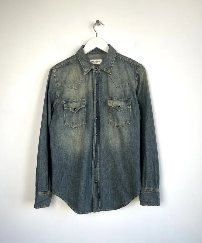 Saint Laurent — Saint Laurent Paris Western Retro Shirt — streetwear — resale