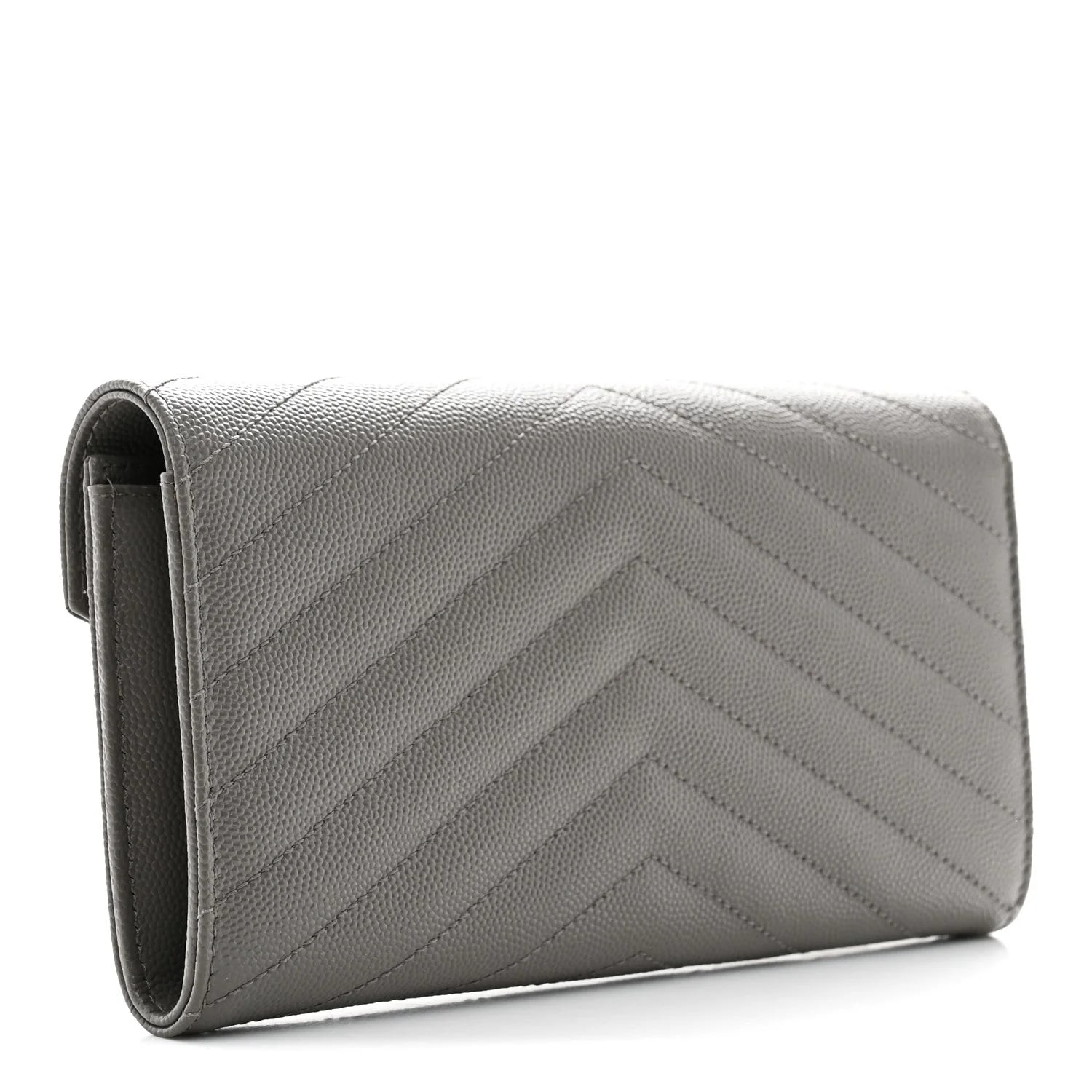 Grain de Poudre Chevron Flap Wallet Fog 3