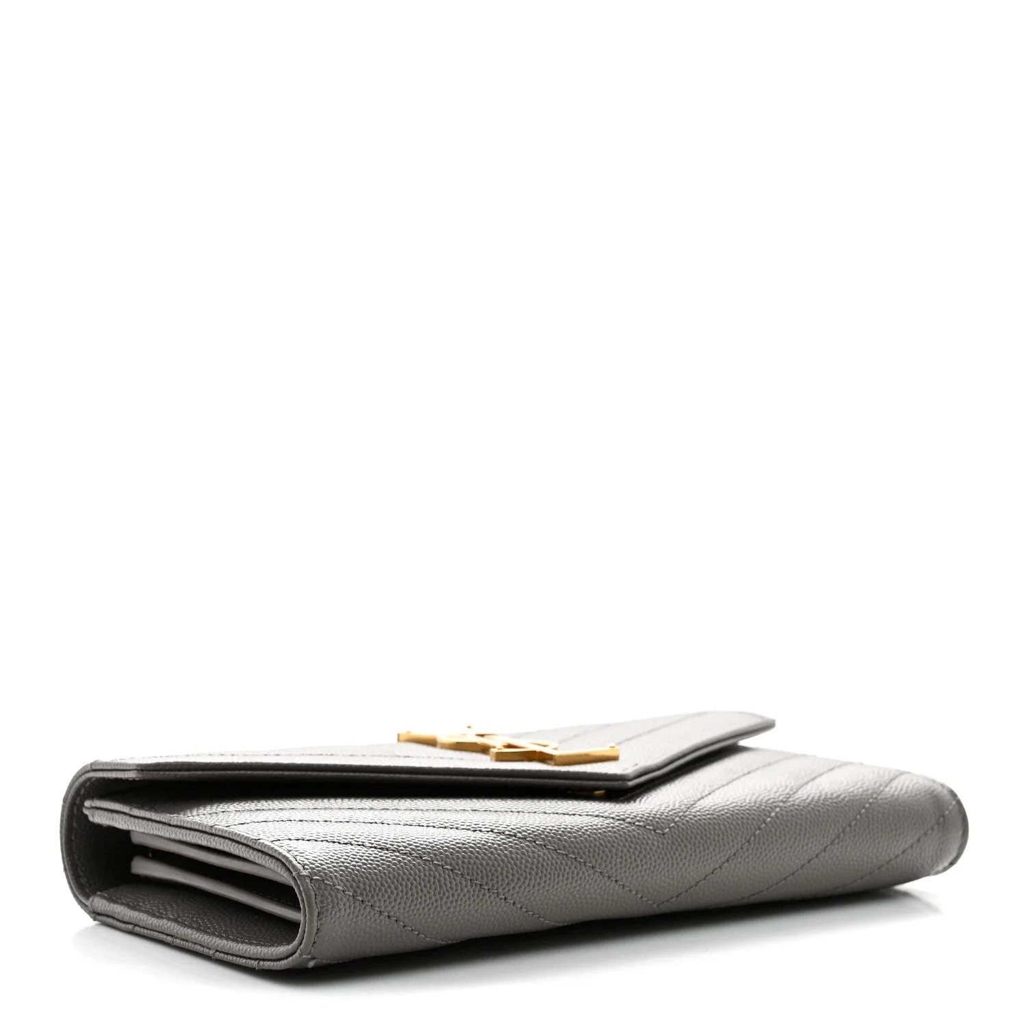 Grain de Poudre Chevron Flap Wallet Fog 4