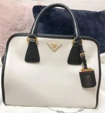 Prada — Prada TopHandle Goldtone — Handbag — resale