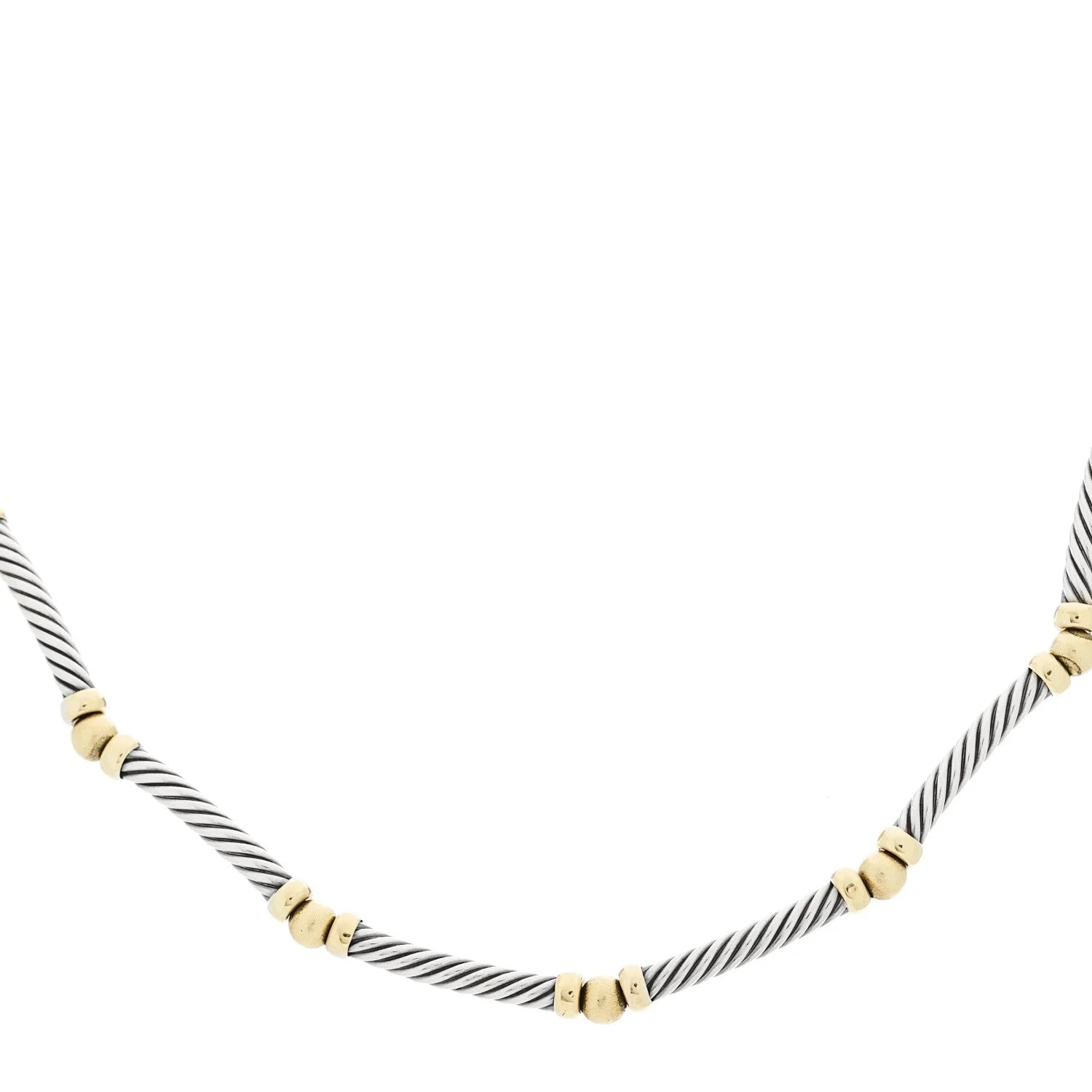 David Yurman — 14K Yellow Gold Metro Collar — Jewelry — resale