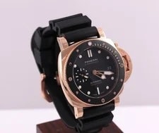 Panerai Submersible 1 Owner 42mm Goldtech Rose Gold Box/Papers/Card PAM02164 4