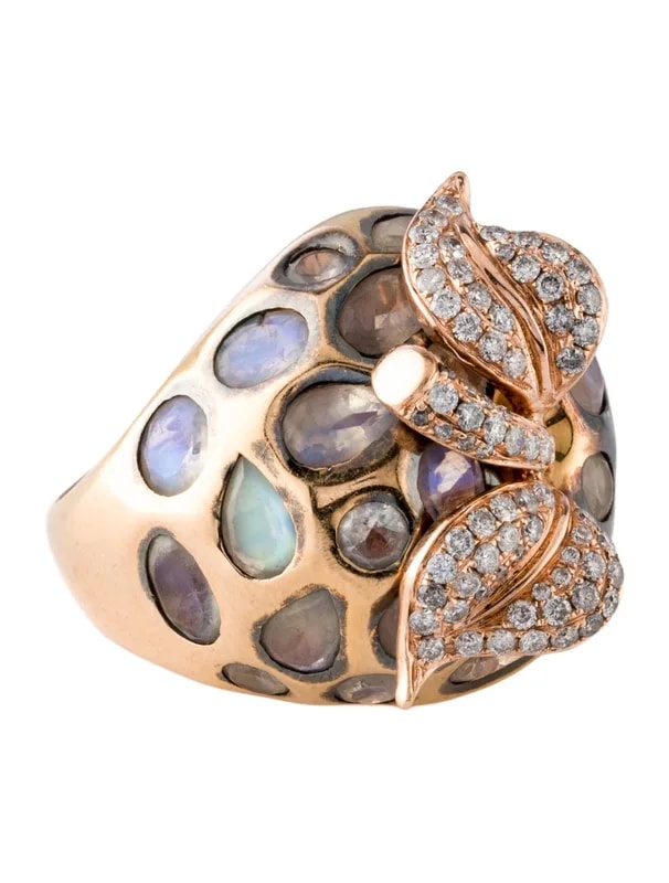 18K Labradorite & Apple Cocktail — Jewelry — resale
