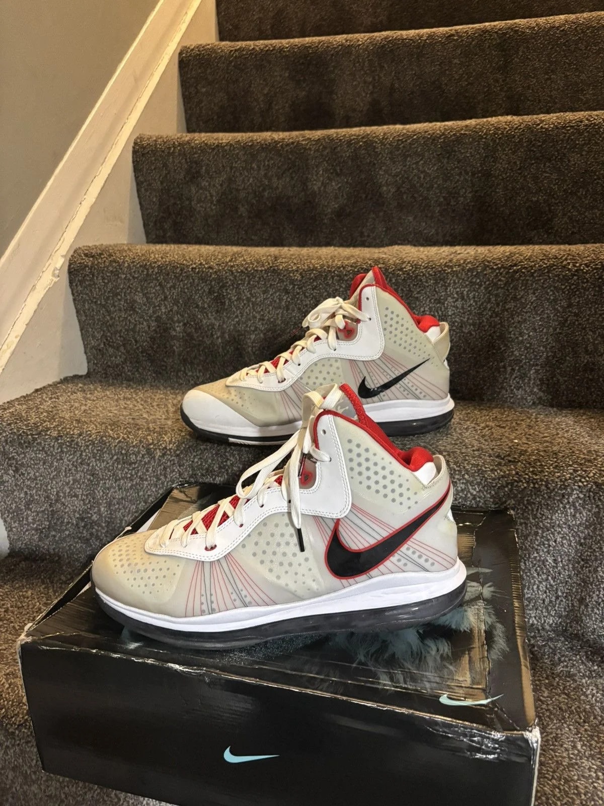 Nike LeBron 8 VIII V/2 Heat Home 2